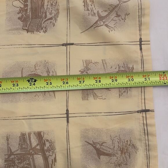 Columbia River Lodge Yellow Mens Shirt Size Extra Large XL Fishing Boat Sailfish - Picture 6 of 14